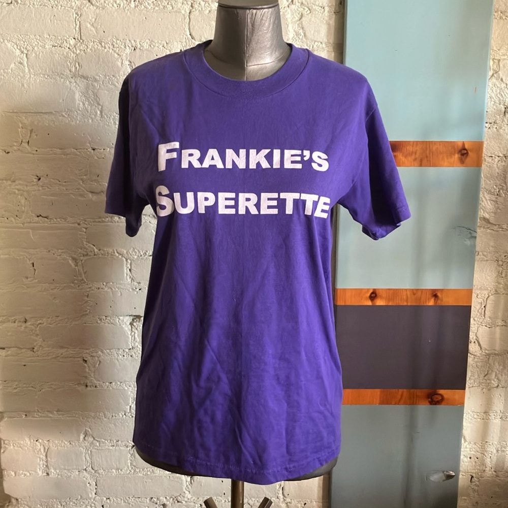 90s Hanes Frankie’s Superette team tee shirt unisex adult size S (34-36)